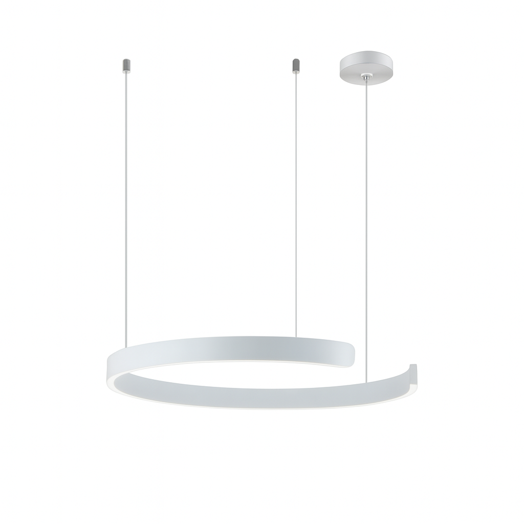 LumoRing: Moderno Lampadario a LED a Forma di Anello – Lampada Sospesa Elegante per Sala da Pranzo e Soggiorno