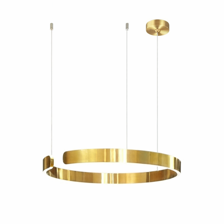 LumoRing: Moderno Lampadario a LED a Forma di Anello – Lampada Sospesa Elegante per Sala da Pranzo e Soggiorno