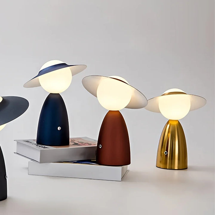 LumoTouch: Lampada da tavolo LED senza fili – Ricaricabile e con controllo touch per camerette e comodini