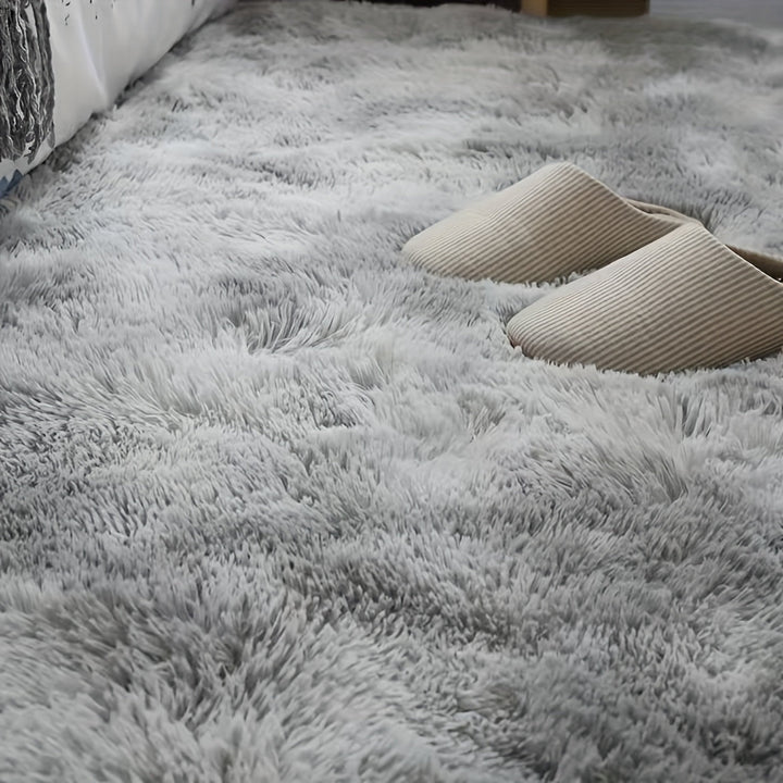 LumoValea: Tappeto a pelo lungo stampato morbido rettangolare – decorativo per camera da letto e soggiorno
