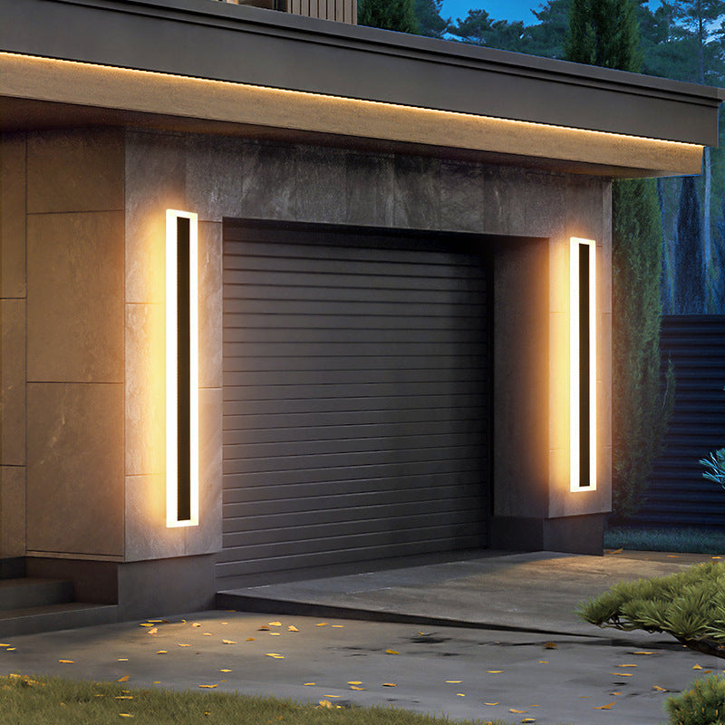 LumoVega: Applique da esterno a LED – Lampada moderna per giardino, terrazza e ingresso