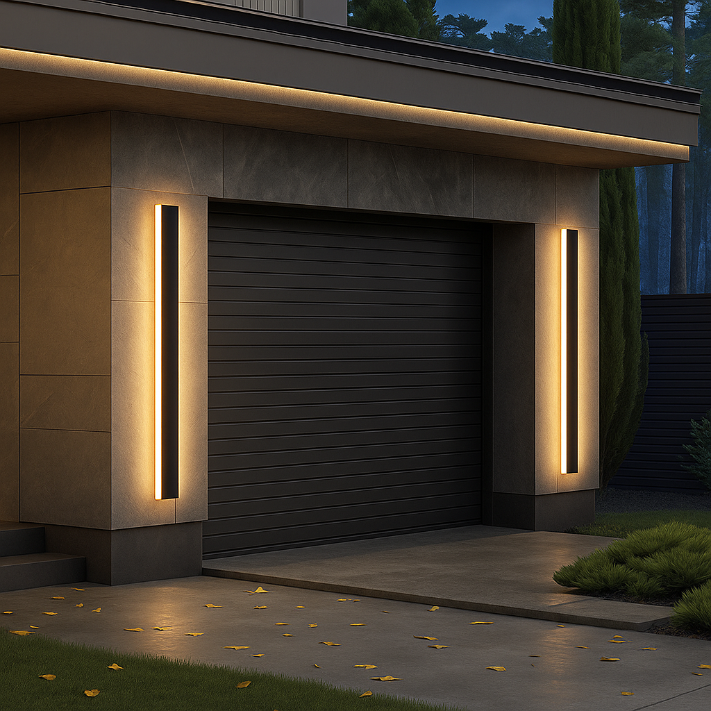 LumoVega: Applique da esterno a LED – Lampada moderna per giardino, terrazza e ingresso