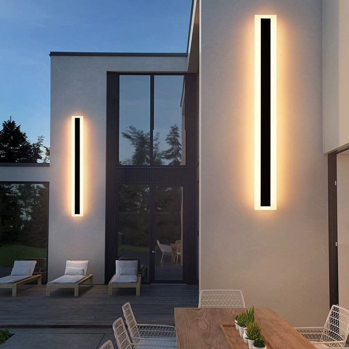 LumoVega: Applique da esterno a LED – Lampada moderna per giardino, terrazza e ingresso