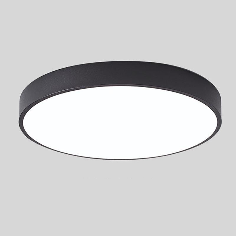 LumoraGlanz: Lampada da soffitto LED rotonda scandinava – lampada da soffitto moderna minimalista