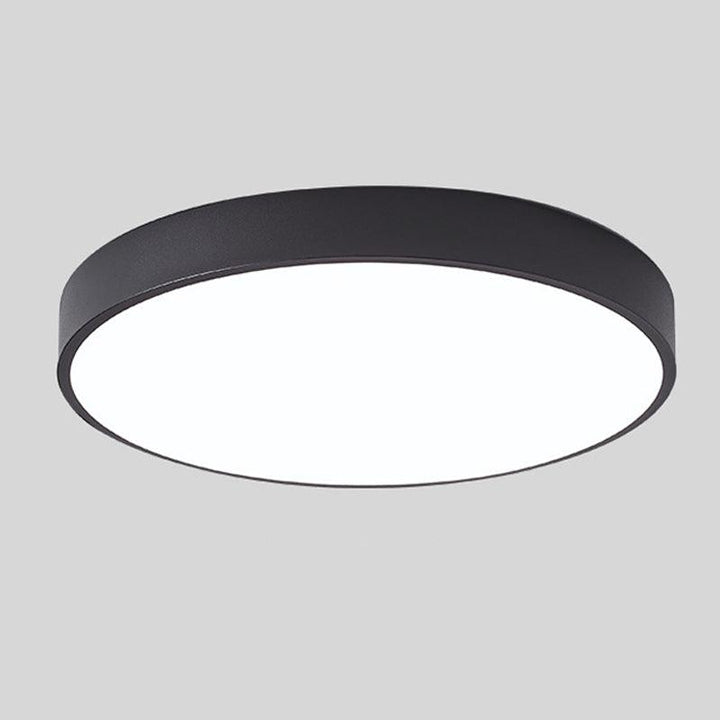 LumoraGlanz: Lampada da soffitto LED rotonda scandinava – lampada da soffitto moderna minimalista