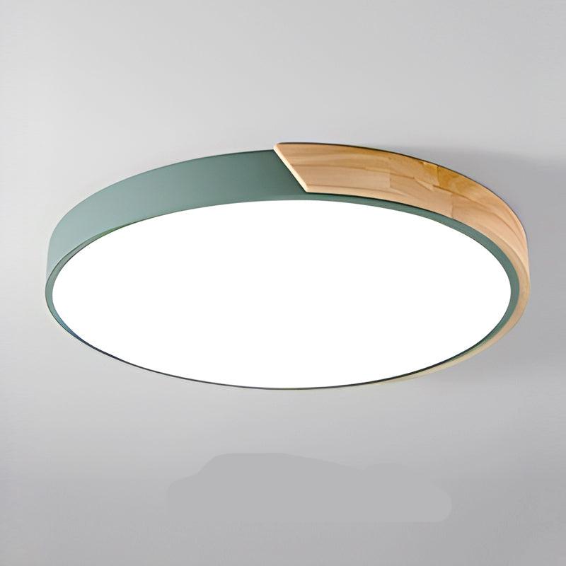 LumoraGlanz: Lampada da soffitto LED rotonda scandinava – lampada da soffitto moderna minimalista