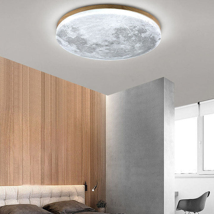 LunaGlanz: Lampada da soffitto LED rotonda dal design minimalista