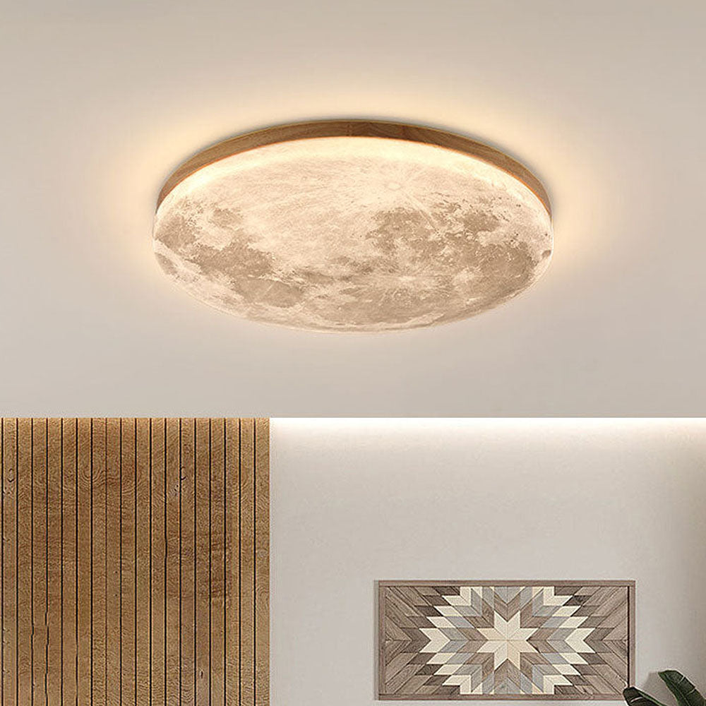 LunaGlanz: Lampada da soffitto LED rotonda dal design minimalista
