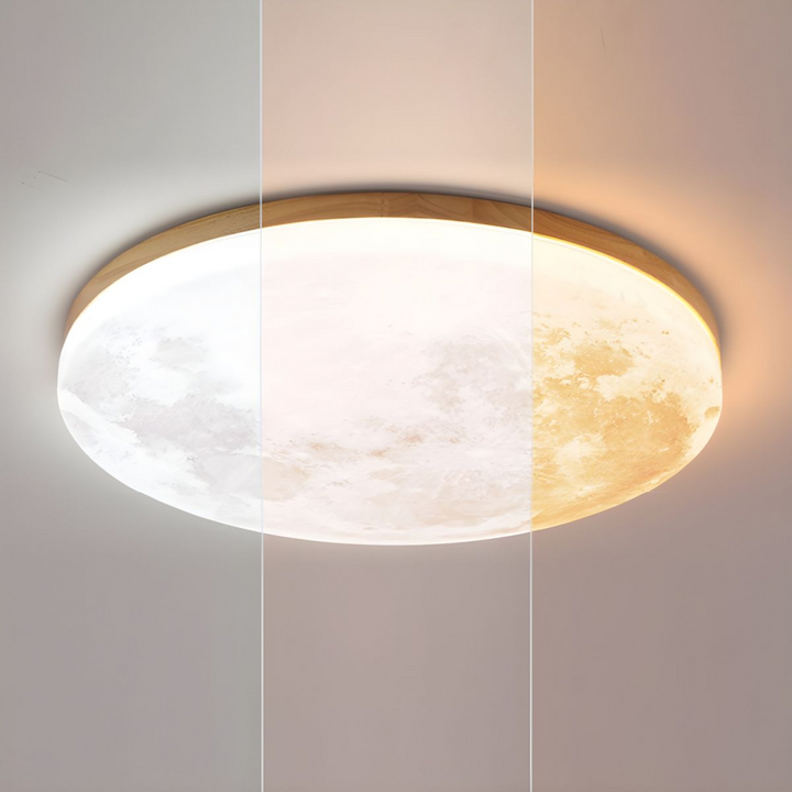LunaGlanz: Lampada da soffitto LED rotonda dal design minimalista