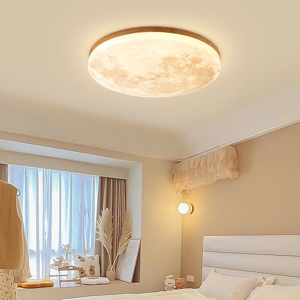 LunaGlanz: Lampada da soffitto LED rotonda dal design minimalista