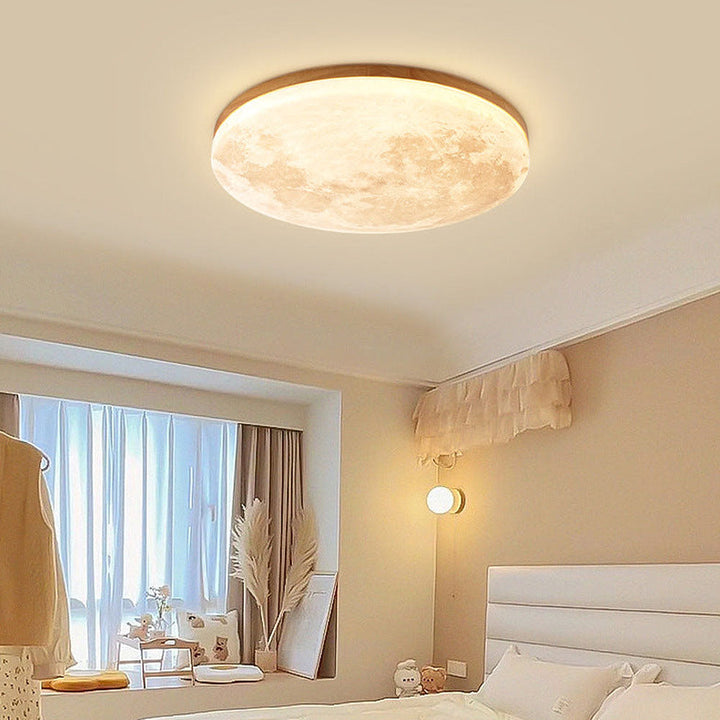 LunaGlanz: Lampada da soffitto LED rotonda dal design minimalista