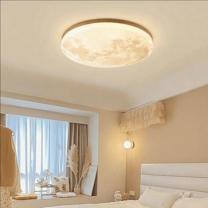 LunaGlanz: Lampada da soffitto LED rotonda dal design minimalista