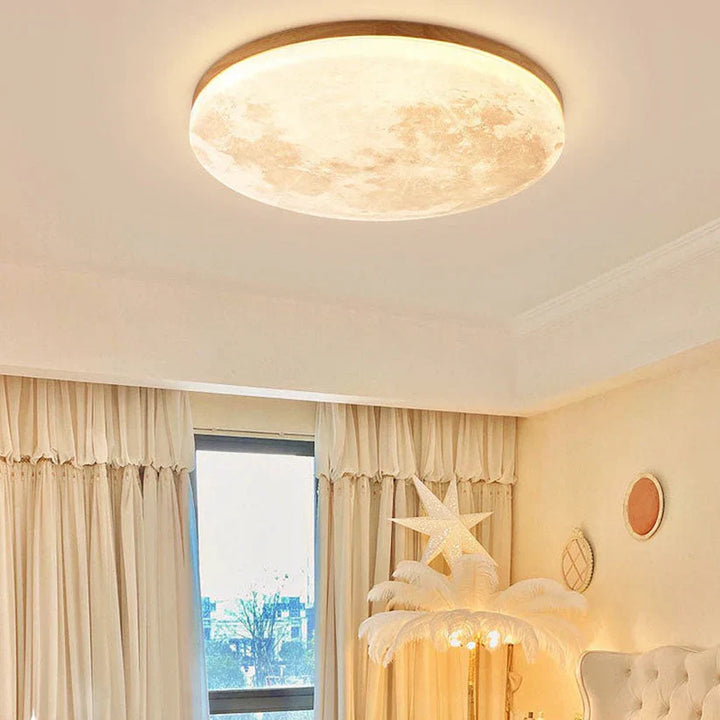 LunaGlanz: Lampada da soffitto LED rotonda dal design minimalista