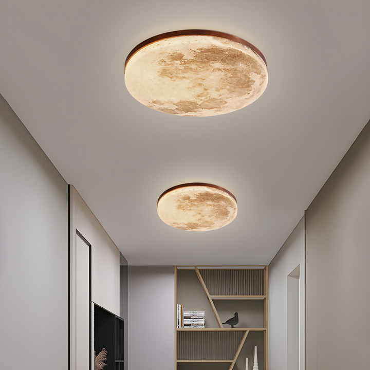 LunaGlanz: Lampada da soffitto LED rotonda dal design minimalista