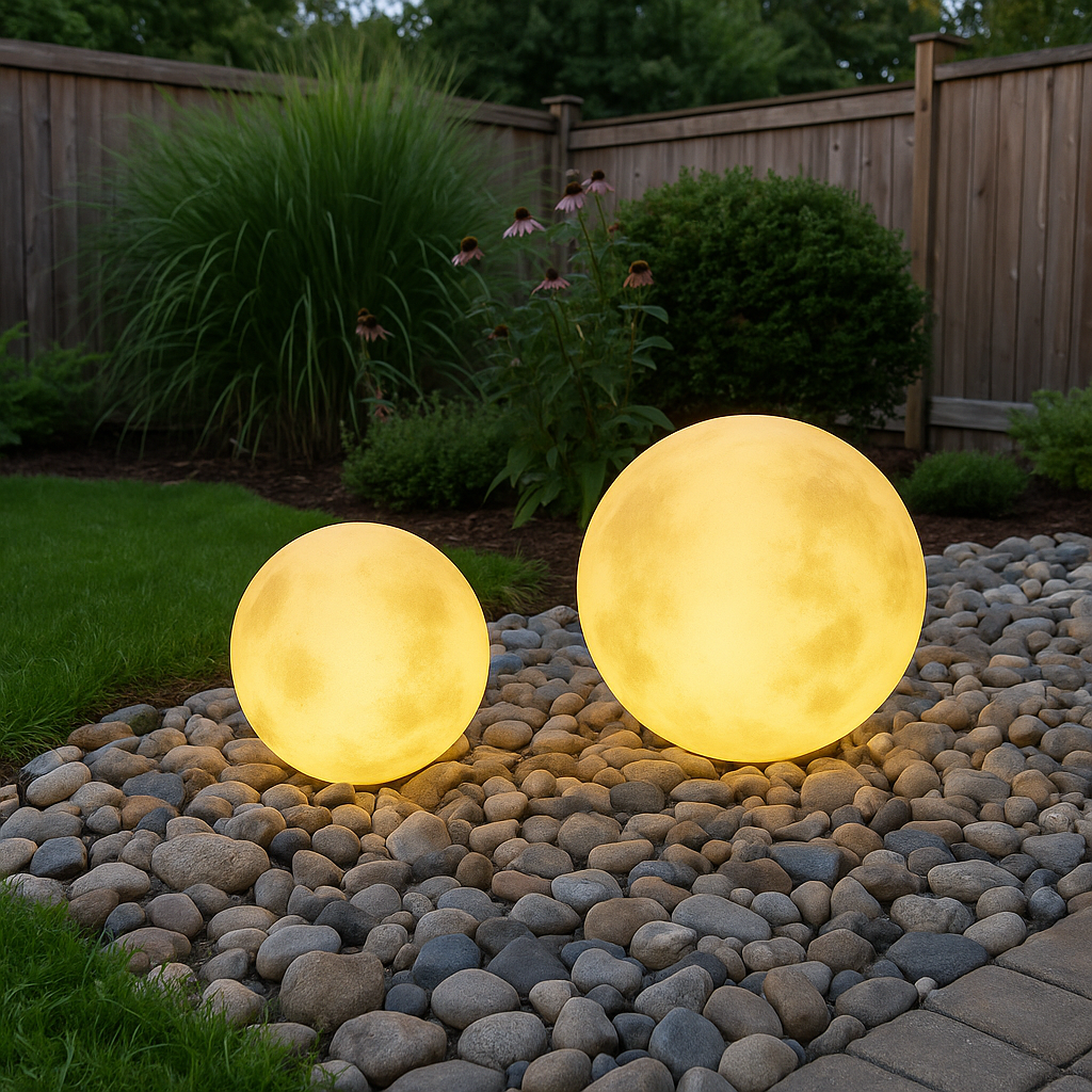 LunaSol: Lampada Solare da Giardino – lampada da giardino a energia solare &amp; luce esterna