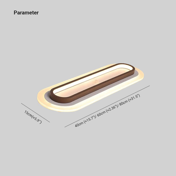 Lunara LED Plafoniera a Anello – Design Moderno per Corridoio e Soggiorno