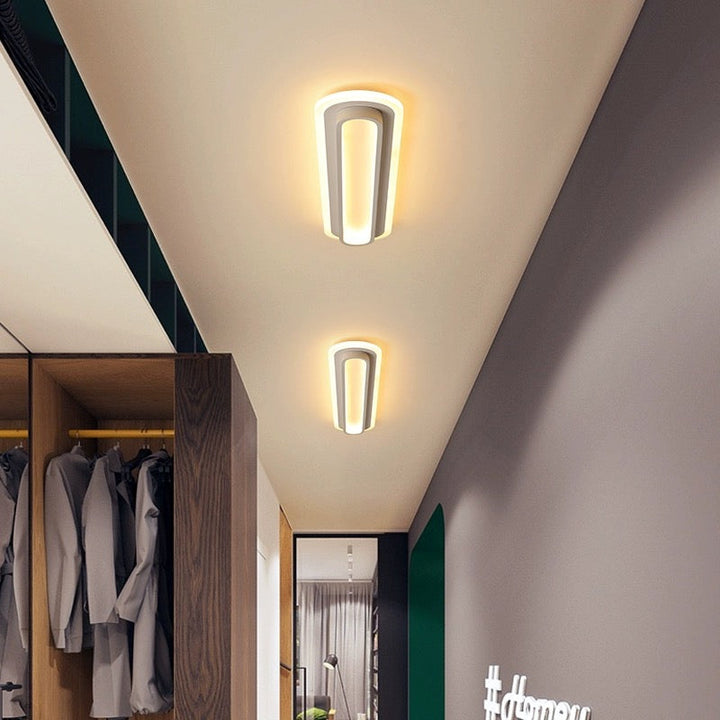 Lunara LED Plafoniera a Anello – Design Moderno per Corridoio e Soggiorno