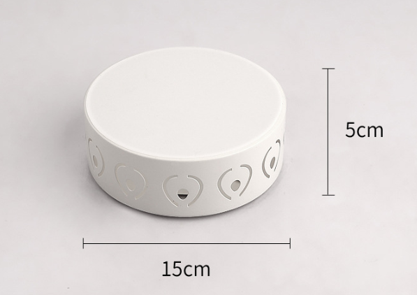 Lunoval: Lampada da soffitto LED a risparmio energetico con profilo piatto e luce elegante – per balconi e ingressi