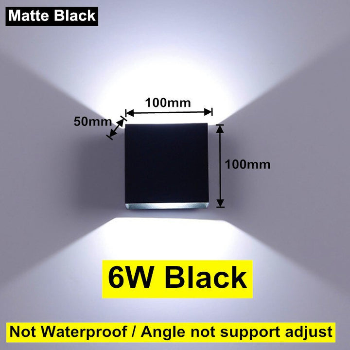 HelleNacht™ Lampada da Parete LED Premium | Impermeabile IP65 | Sensore di Movimento | Luce Calda Up-&amp;-Down