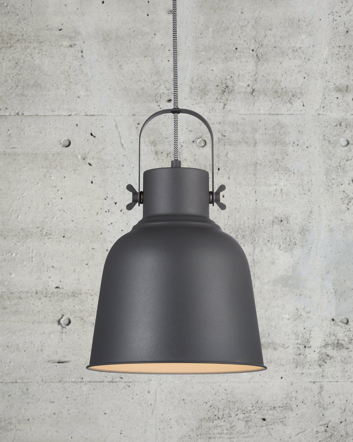 Lampada a sospensione Adrian 25, Antracite