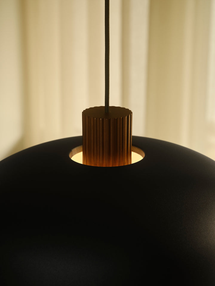Lampada a sospensione Aurelio, Nera