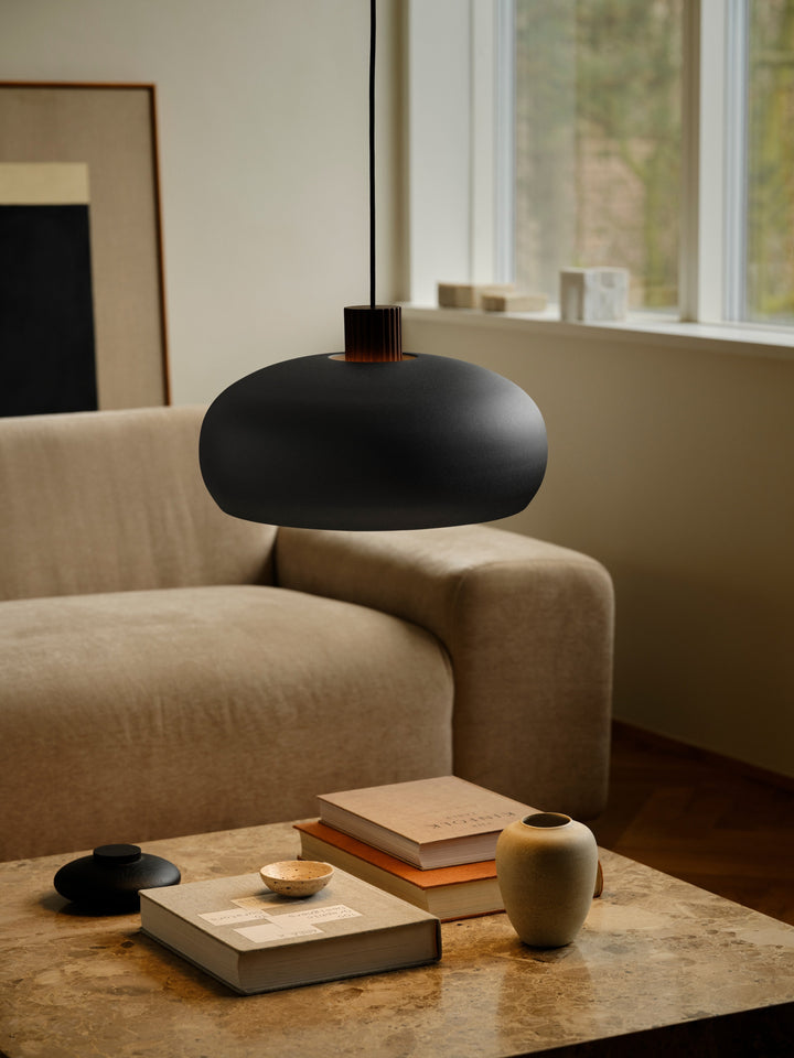 Lampada a sospensione Aurelio, Nera