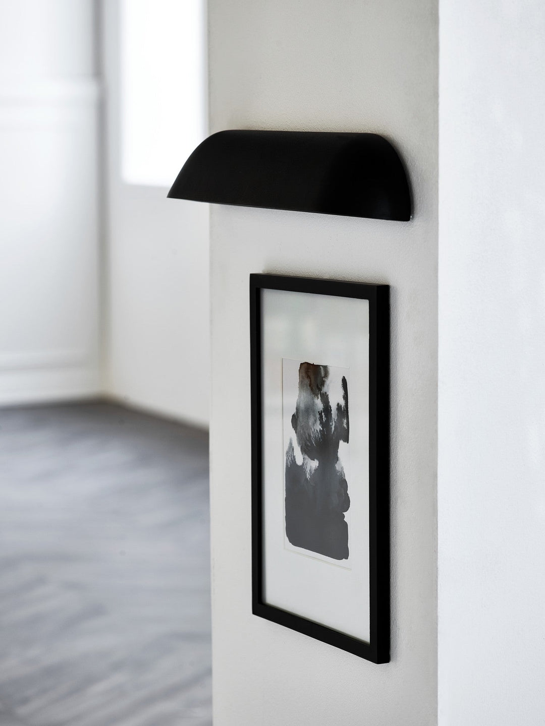 Lampada da Parete LED Front 36, Nera