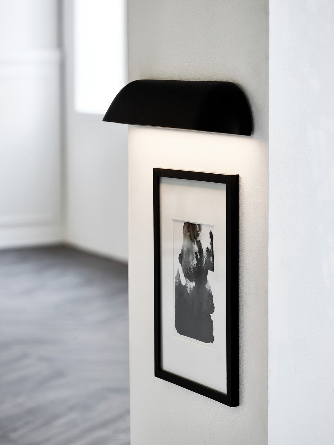 Lampada da Parete LED Front 36, Nera