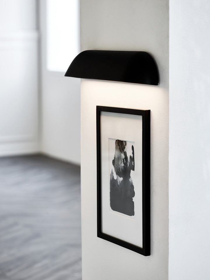 Lampada da Parete LED Front 36, Nera