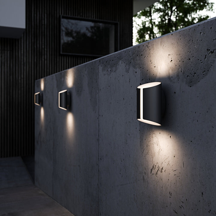 Lampada da Parete Grip Smart, Nera