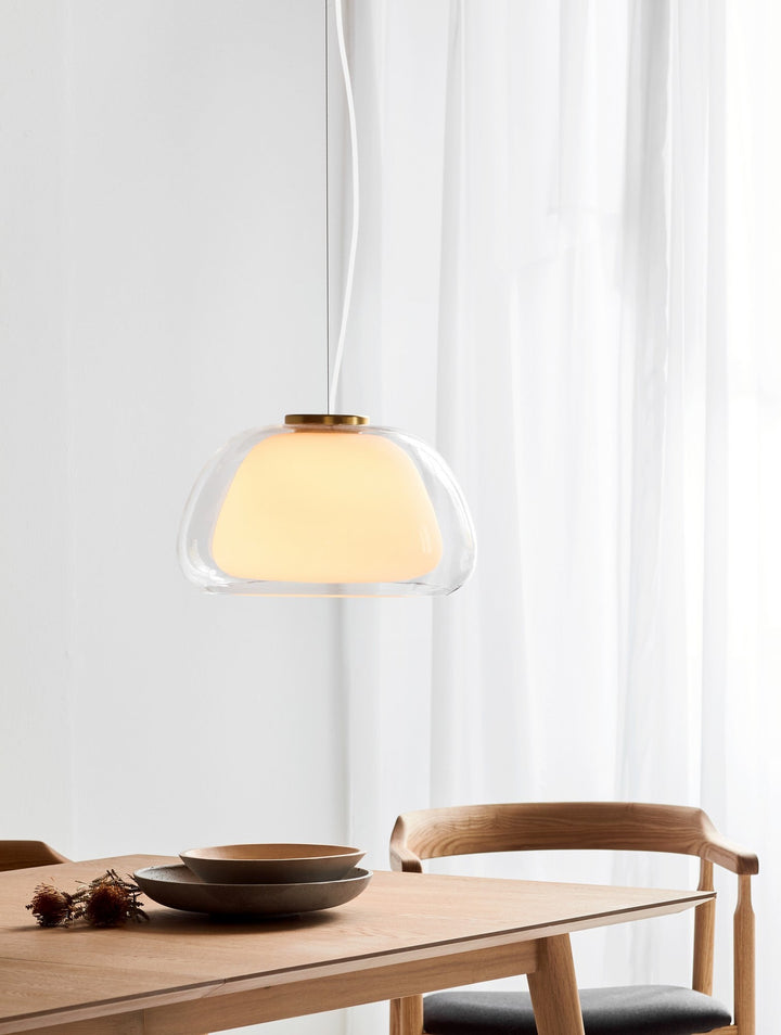 Lampada a sospensione Jelly in vetro