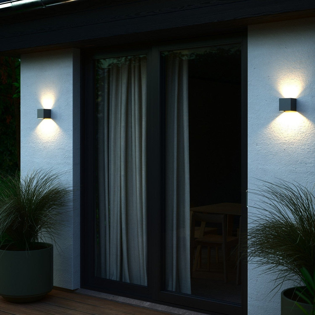 Lampada da Parete Esterno Milda Kubi LED