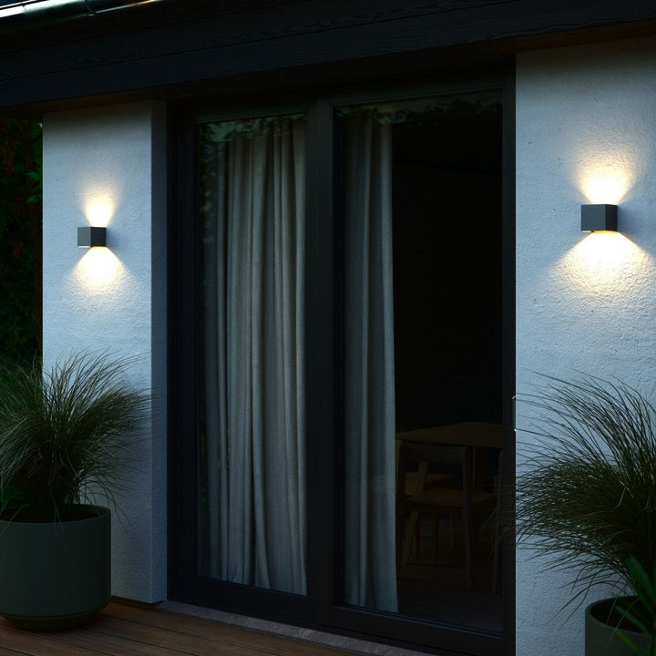 Lampada da Parete Esterno Milda Kubi LED
