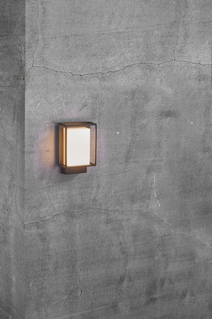 Nestor LED Lampada da Parete Esterna, Nero/Opale