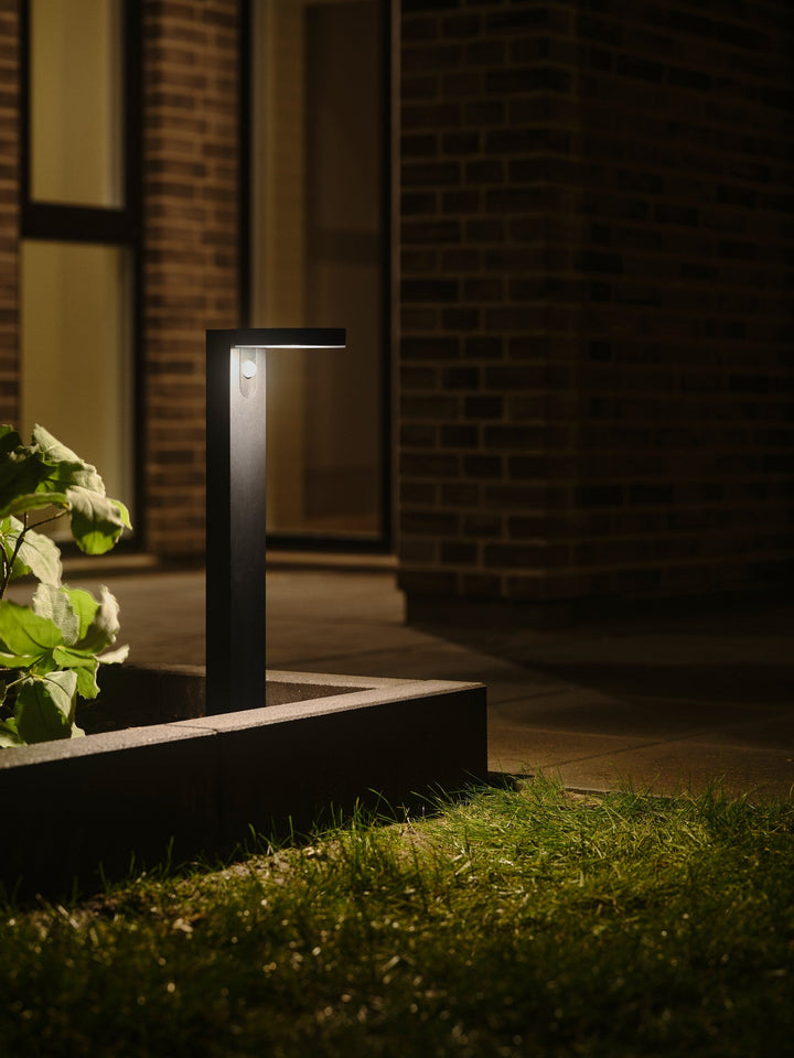 Rica Lampada Solare LED da Giardino Rotonda, Nera