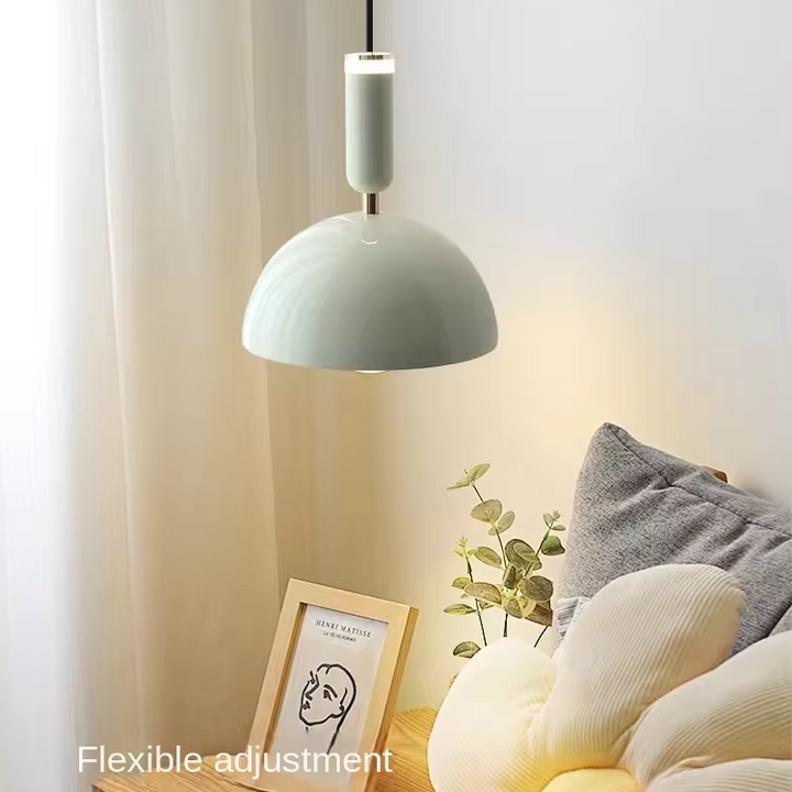 Macarona: Lampada a sospensione LED in alluminio e acrilico a forma di macaron – per ambienti moderni e giocosi