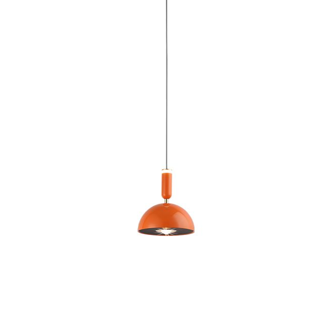 Macarona: Lampada a sospensione LED in alluminio e acrilico a forma di macaron – per ambienti moderni e giocosi