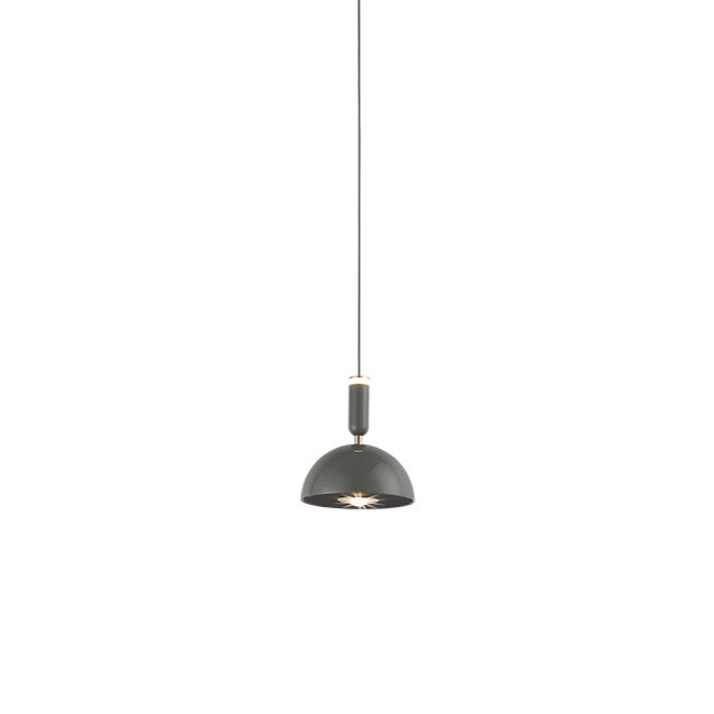 Macarona: Lampada a sospensione LED in alluminio e acrilico a forma di macaron – per ambienti moderni e giocosi