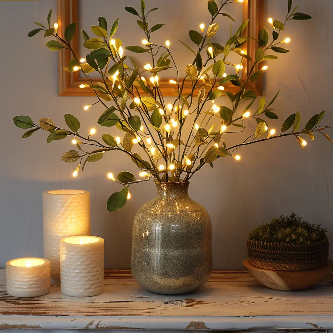 OlivaLux™ – Lampada decorativa LED a forma di ramo d&