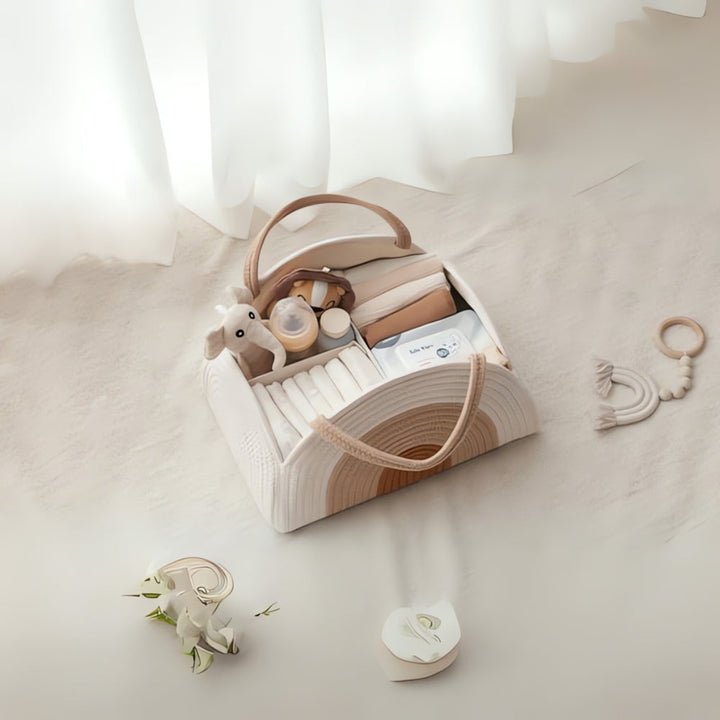 MamaStil: Organizzatore per la conservazione del bambino – moderno, robusto e versatile per pannolini, salviettine e accessori