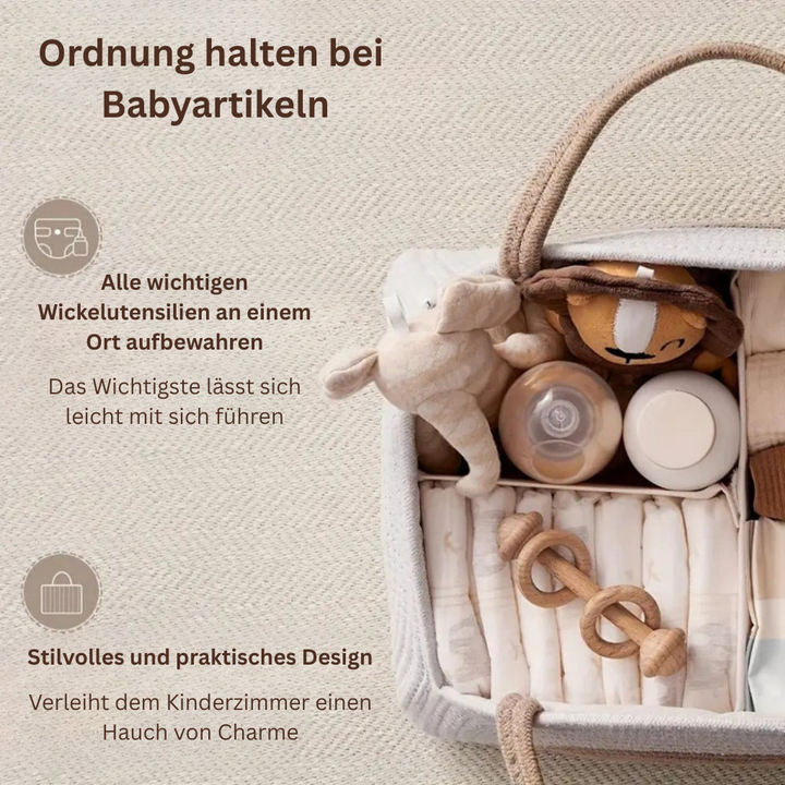 MamaStil: Organizzatore per la conservazione del bambino – moderno, robusto e versatile per pannolini, salviettine e accessori