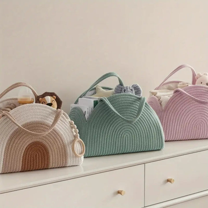 MamaStil: Organizzatore per la conservazione del bambino – moderno, robusto e versatile per pannolini, salviettine e accessori