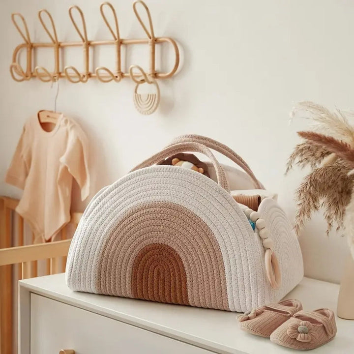MamaStil: Organizzatore per la conservazione del bambino – moderno, robusto e versatile per pannolini, salviettine e accessori