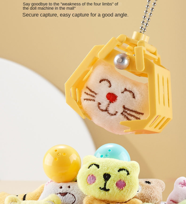 Mini Macchina di Presa Giocattolo per Bambini - Gioco di Presa di Peluche Operato da Monete con Luci e Musica