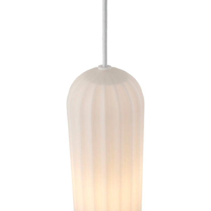 Lampadario Miella, Bianco