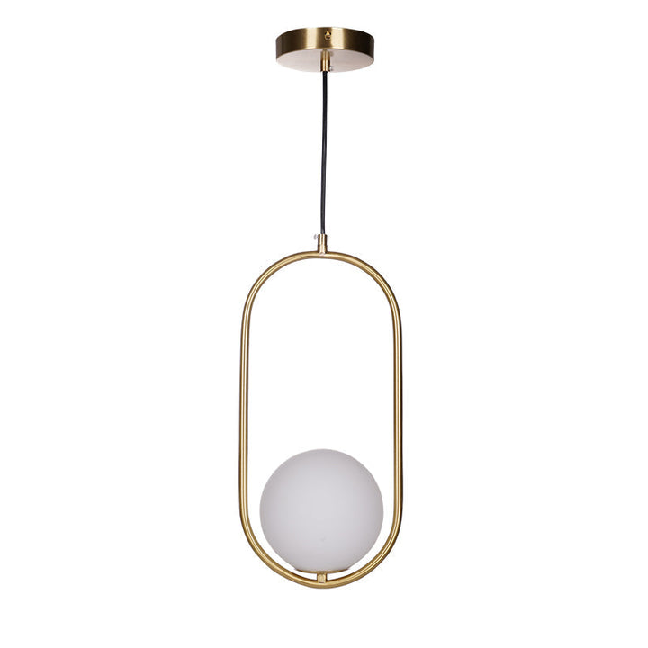Milora: Lampada a sospensione in vetro e metallo con silhouette slanciata – per interni moderni