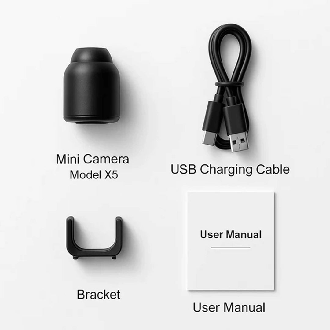 Mini Telecamera Wireless Nascosta con Audio per Sorveglianza Domestica