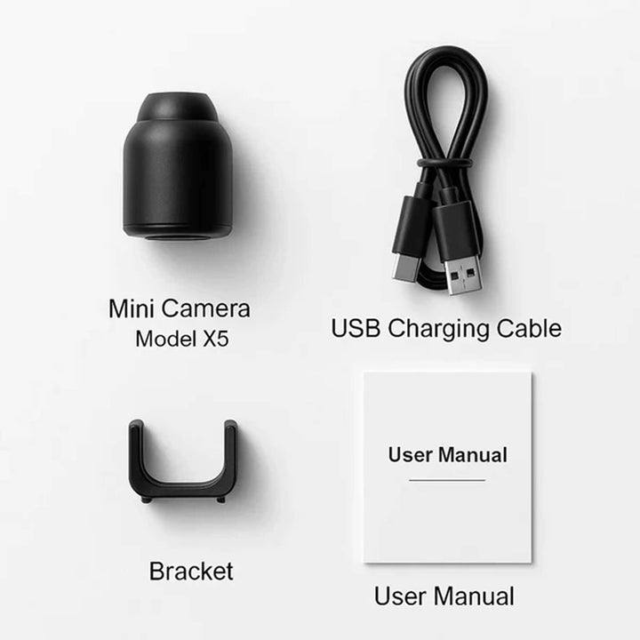 Mini Telecamera Wireless Nascosta con Audio per Sorveglianza Domestica