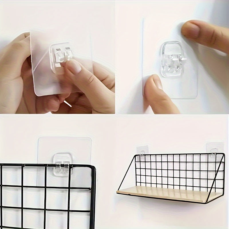 MinimalStahl: Mensola moderna – robusta, facile da pulire e sospesa senza forare per camera da letto e cucina