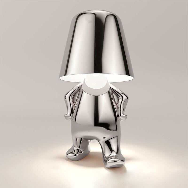 MisterLume: Lampada da Tavolo Moderna a Batteria – Illuminazione LED Ricaricabile per la Casa